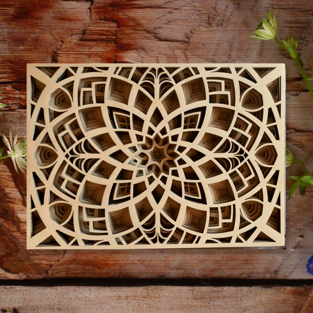 “Bloom” Mandala - 16” x 12”