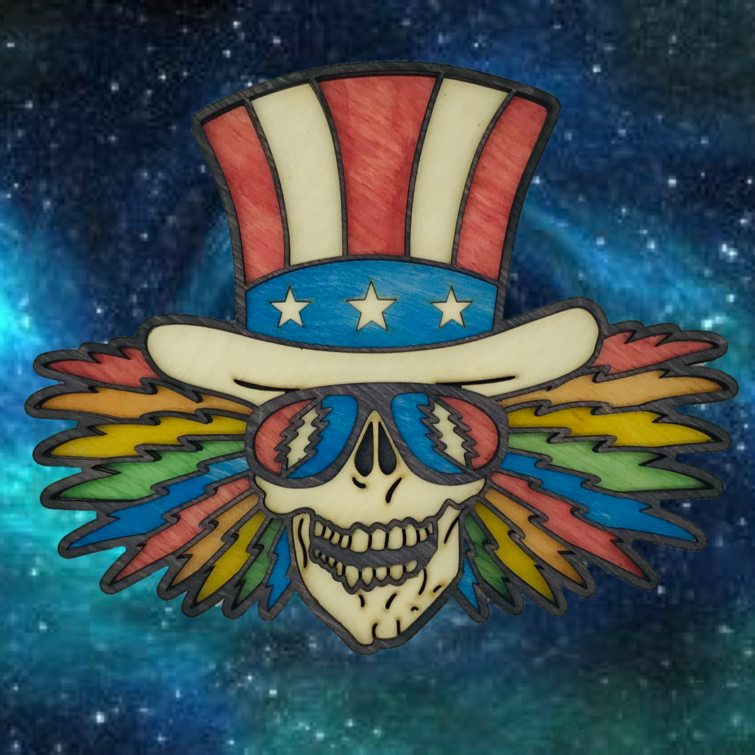 Electric Uncle Sam - 9"x12"